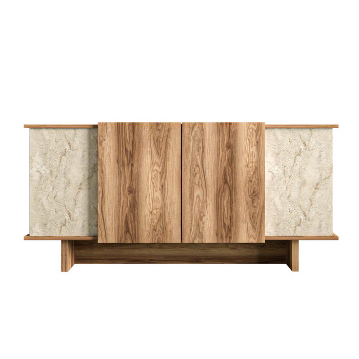 Hanah Home Diana - Travertino, Walnut